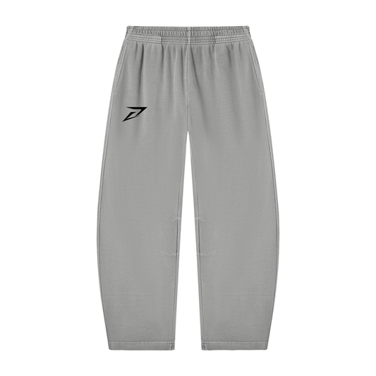 Unisex Vintage Washed Barrel Leg Sweatpants