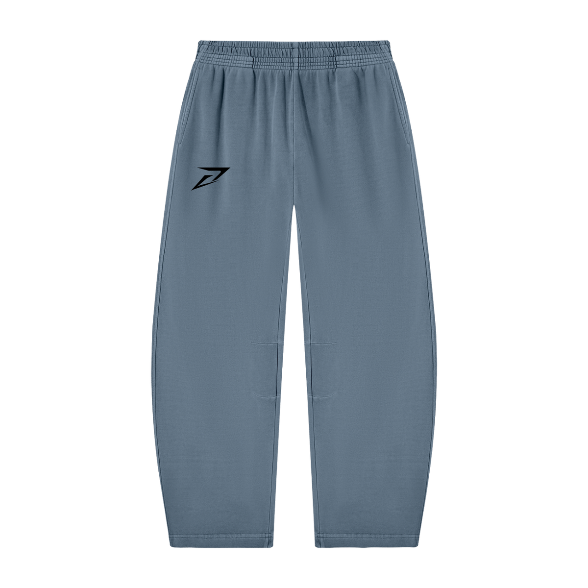 Unisex Vintage Washed Barrel Leg Sweatpants
