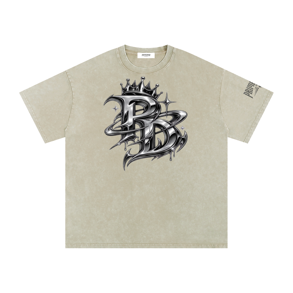 Levels Snow Washed Oversized Cotton T-Shirt