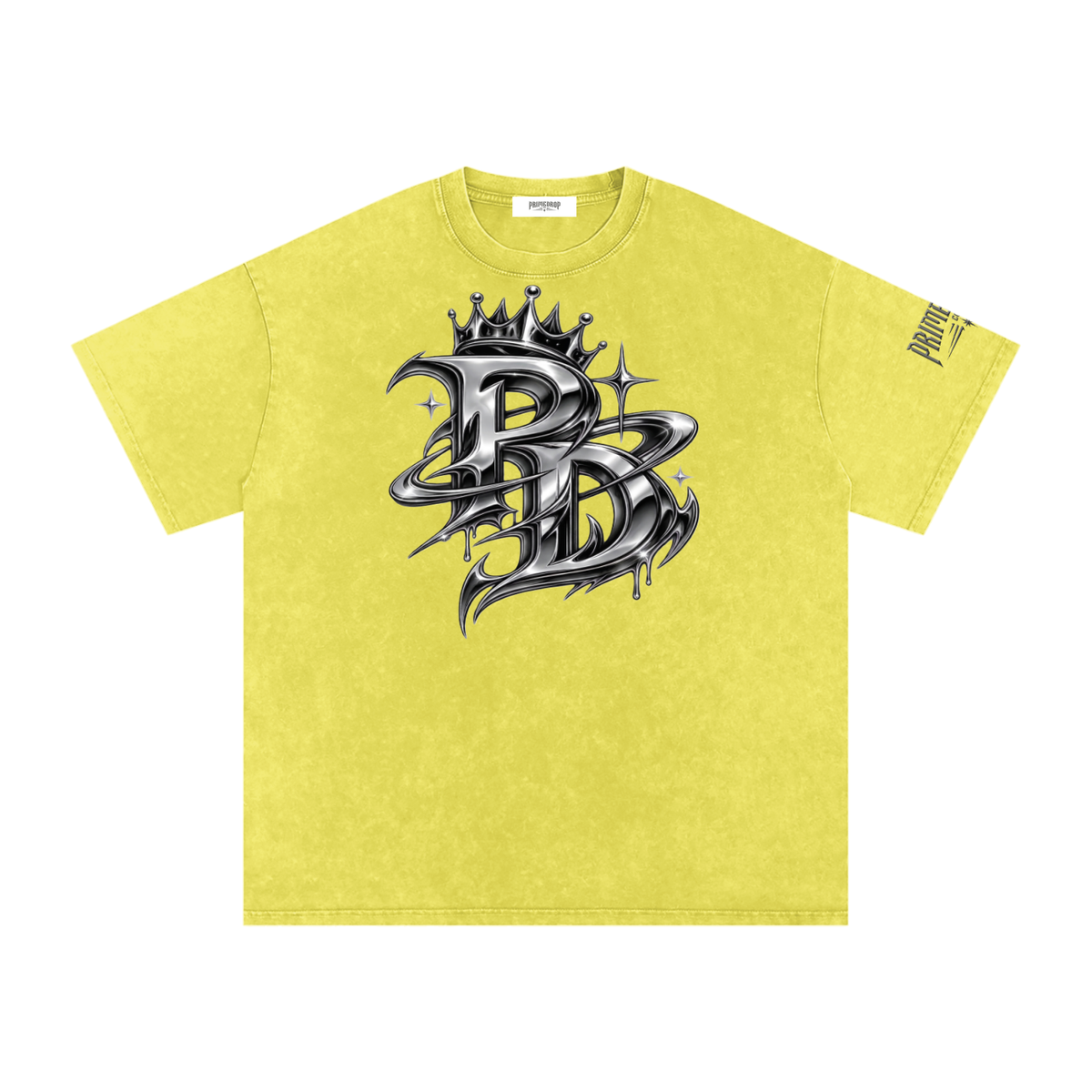 Levels Snow Washed Oversized Cotton T-Shirt