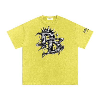 Levels Snow Washed Oversized Cotton T-Shirt