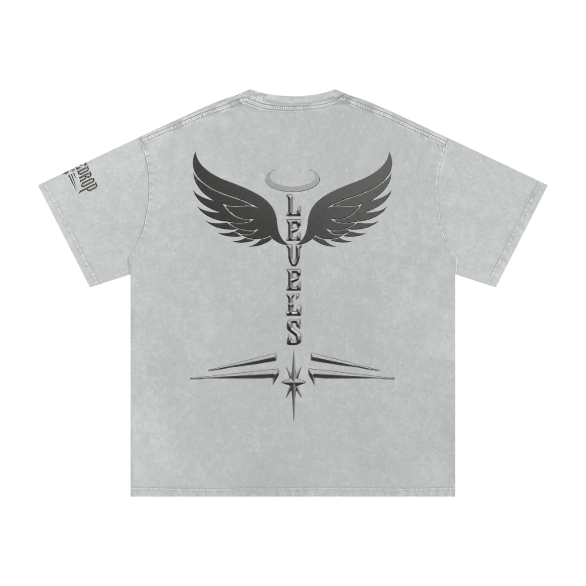 Levels Snow Washed Oversized Cotton T-Shirt
