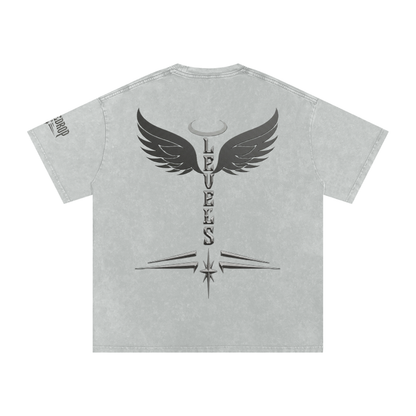Levels Snow Washed Oversized Cotton T-Shirt