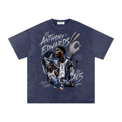 Iceman Ant Man Snow Washed Oversized Cotton T-Shirt