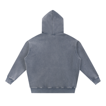 Pink Spyder Snow Wash Fleece Oversize Hoodie