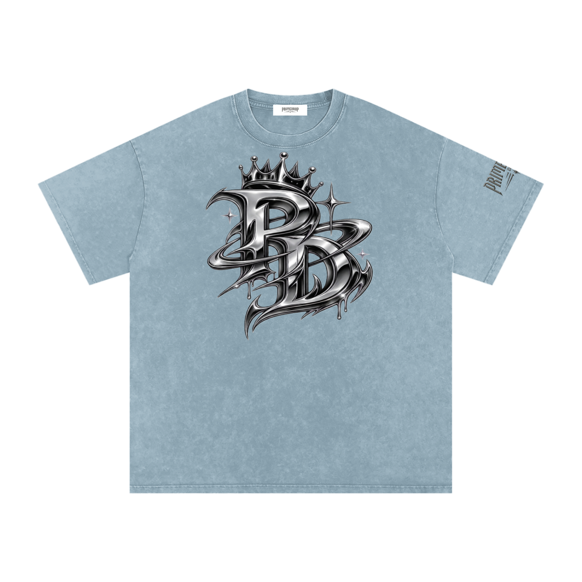 Levels Snow Washed Oversized Cotton T-Shirt