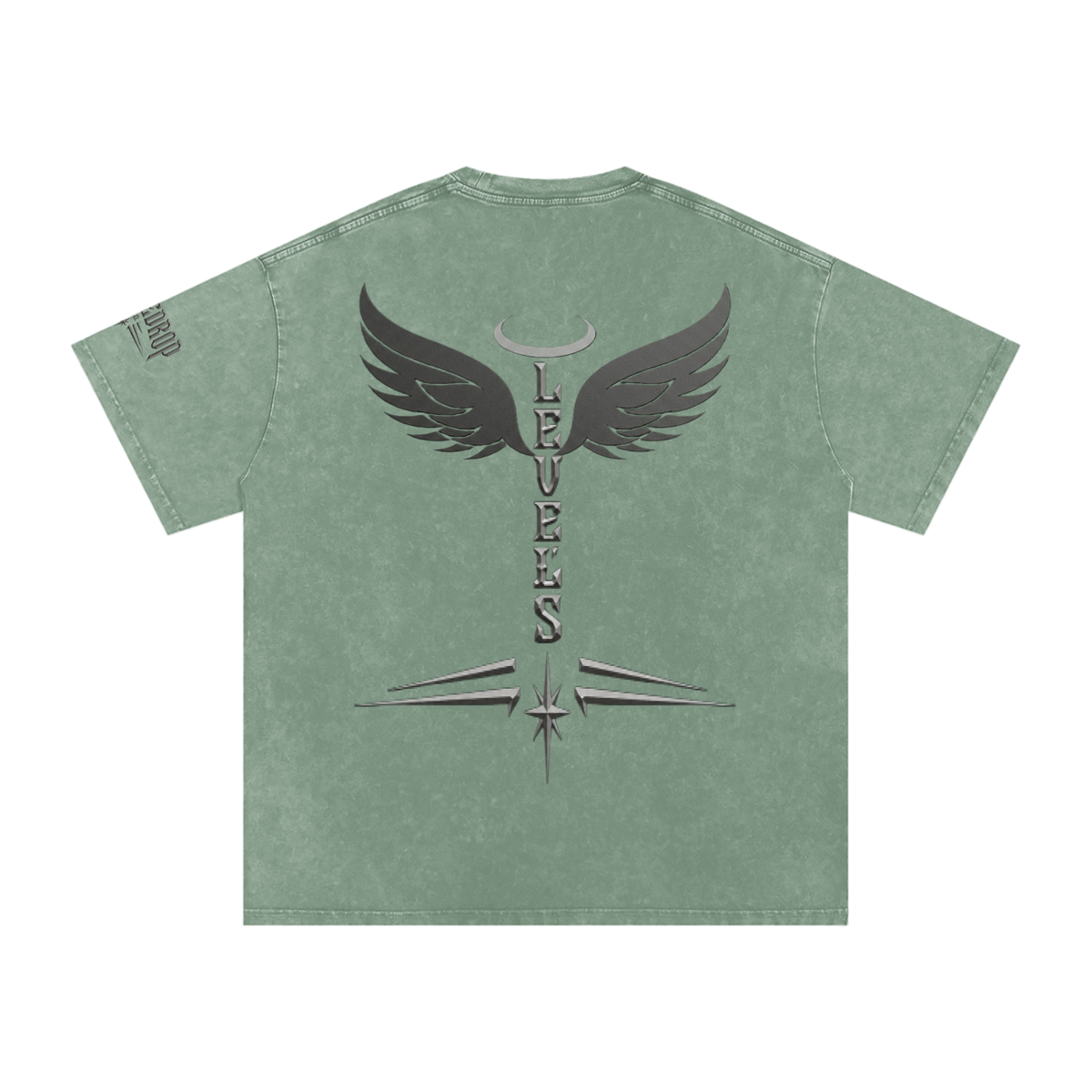 Levels Snow Washed Oversized Cotton T-Shirt