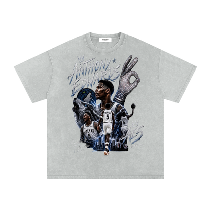 Iceman Ant Man Snow Washed Oversized Cotton T-Shirt