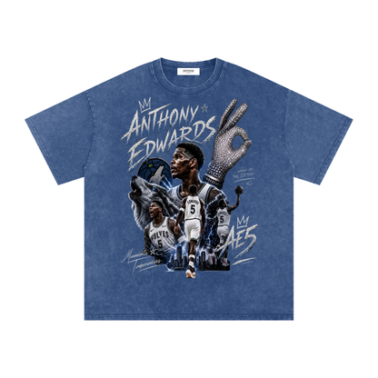 Iceman Ant Man Snow Washed Oversized Cotton T-Shirt