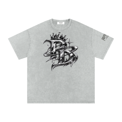 Levels Snow Washed Oversized Cotton T-Shirt