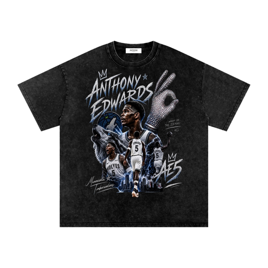 Iceman Ant Man Snow Washed Oversized Cotton T-Shirt