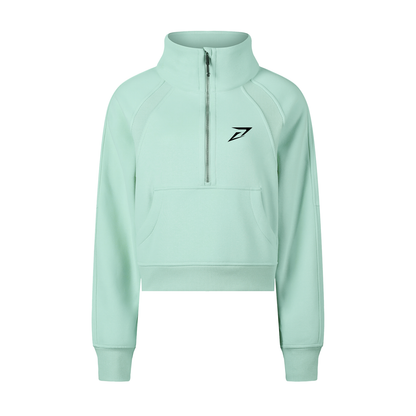 Women’s Cropped Half-Zip Sweatshirt