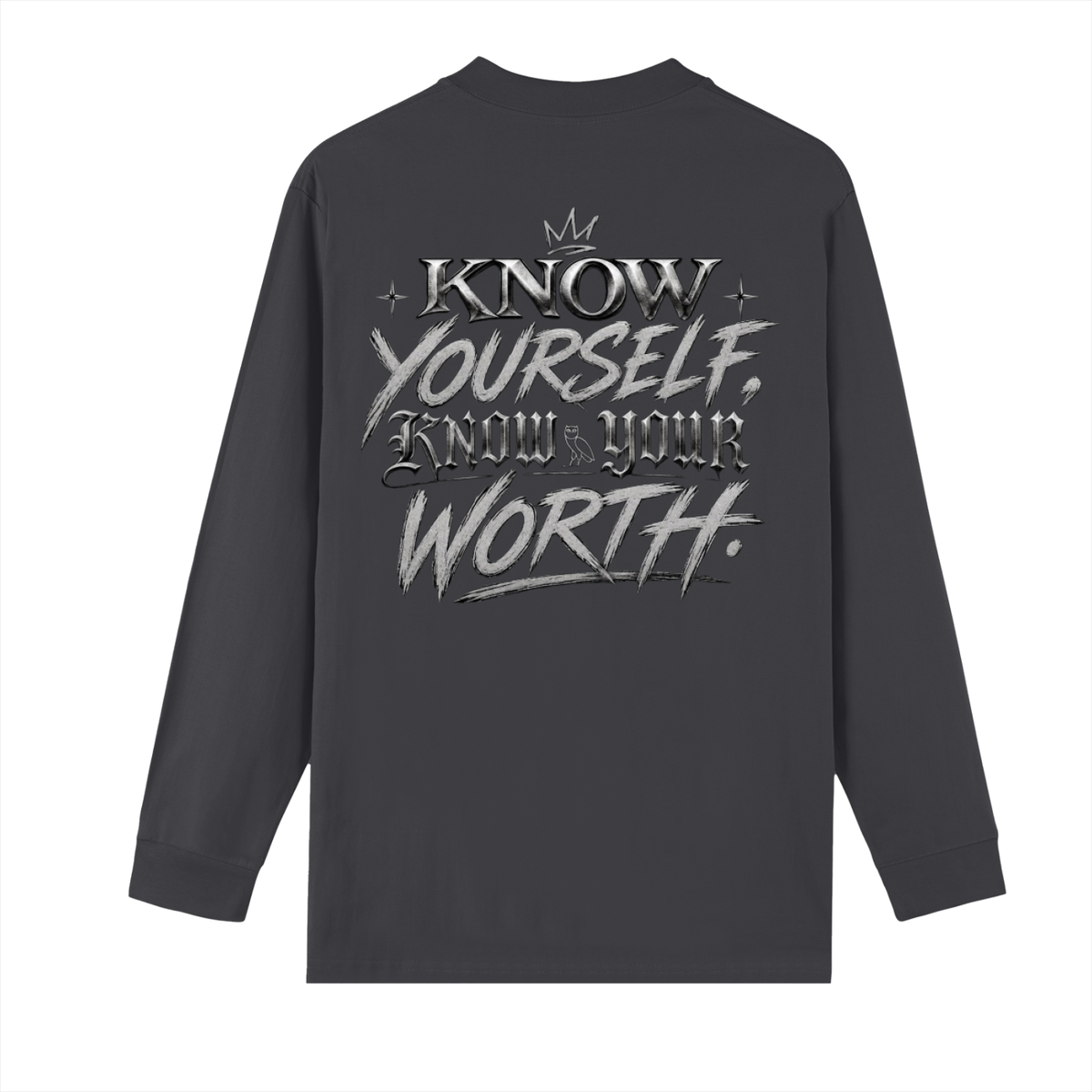 Drake OVO Crew Neck Drop Shoulder Long Sleeve Shirt
