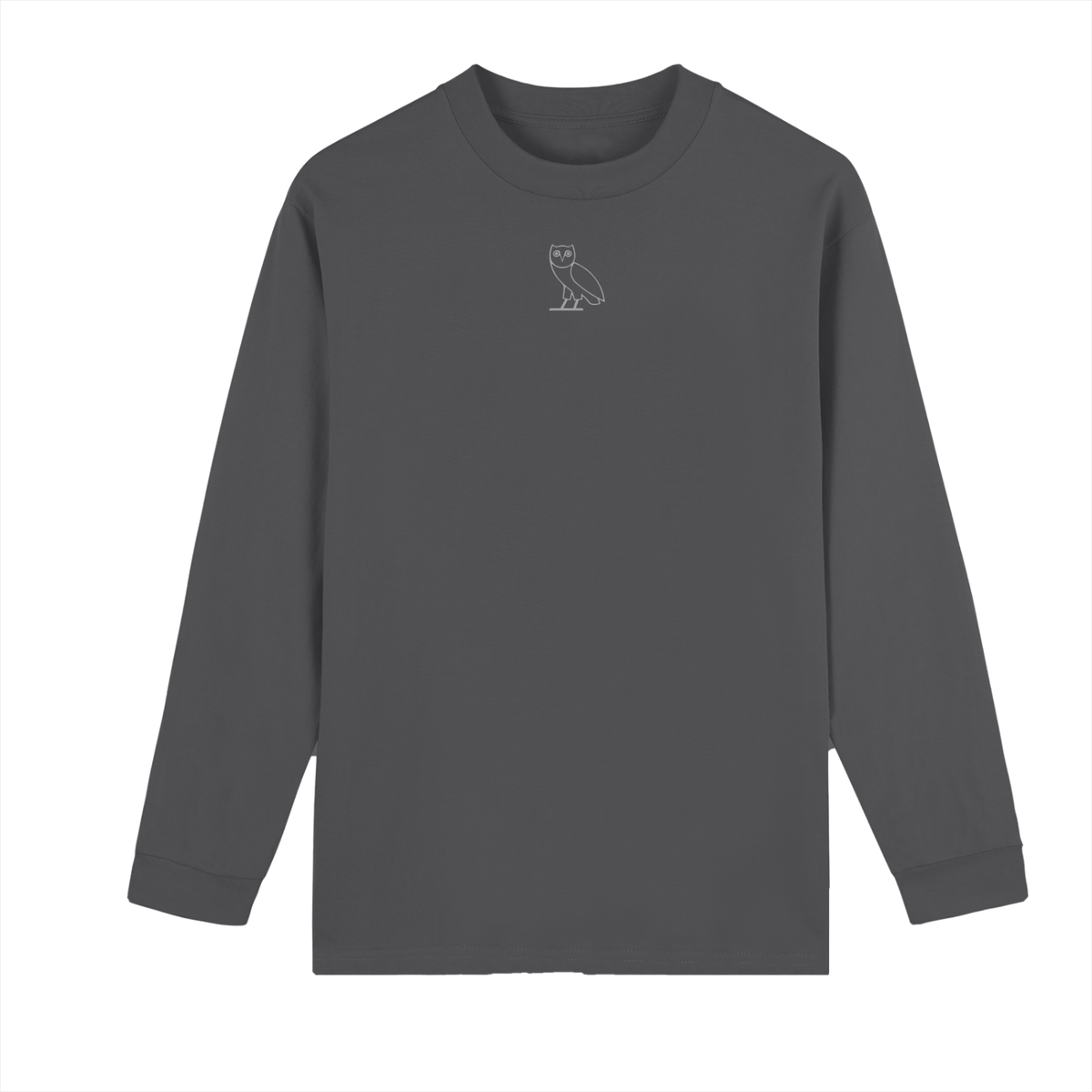 Drake OVO Crew Neck Drop Shoulder Long Sleeve Shirt