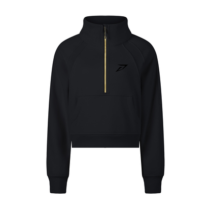 Women’s Cropped Half-Zip Sweatshirt
