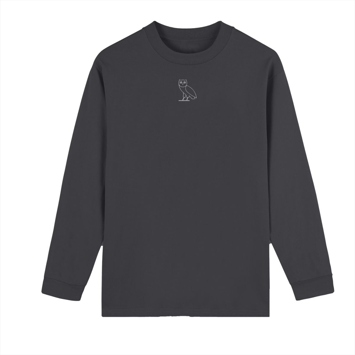 Drake OVO Crew Neck Drop Shoulder Long Sleeve Shirt