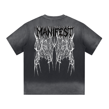 Manifest “I” Shape Gradient Washed T-Shirt