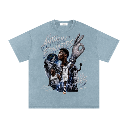 Iceman Ant Man Snow Washed Oversized Cotton T-Shirt