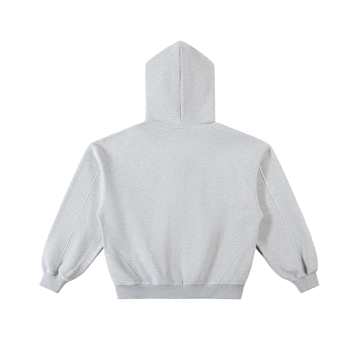 Essentials Fear of God Contrast-Stitched Boxy Fleece Zip Hoodie