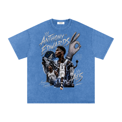 Iceman Ant Man Snow Washed Oversized Cotton T-Shirt
