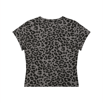 HellStar Women’s Leopard Print Crop T-Shirt