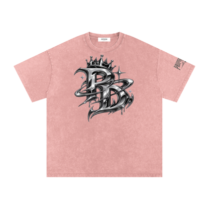 Levels Snow Washed Oversized Cotton T-Shirt
