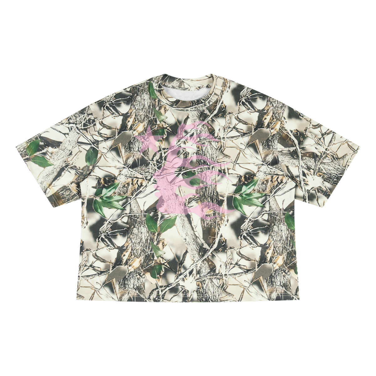 Hellstar Pink Tree Camo Boxy T-Shirt