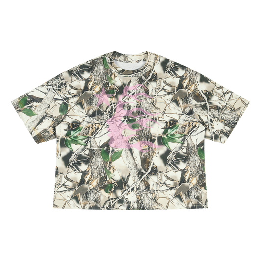Hellstar Pink Tree Camo Boxy T-Shirt
