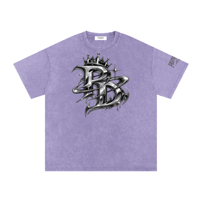 Levels Snow Washed Oversized Cotton T-Shirt