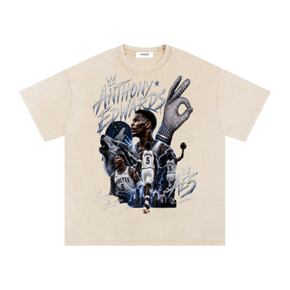 Iceman Ant Man Snow Washed Oversized Cotton T-Shirt