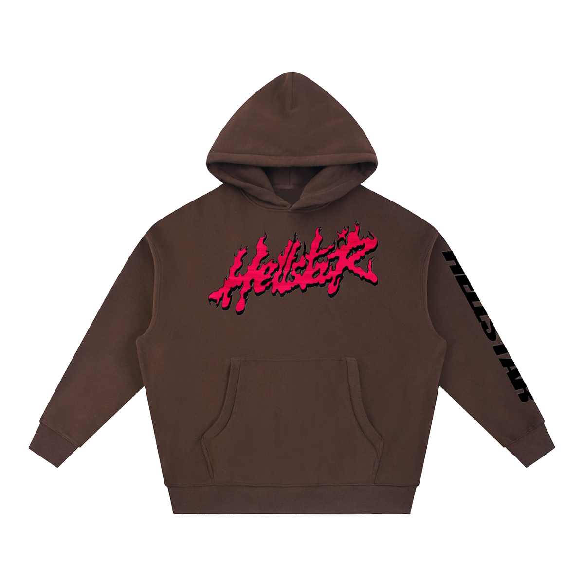 HellStar Essential Oversized Boxy Fit Fleece Hoodie