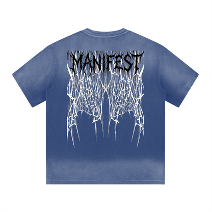 Manifest “I” Shape Gradient Washed T-Shirt